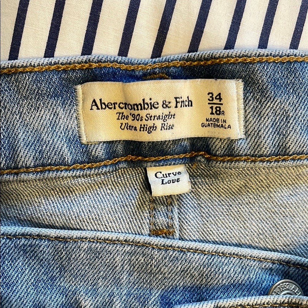 90s straight ultra high rise curve love